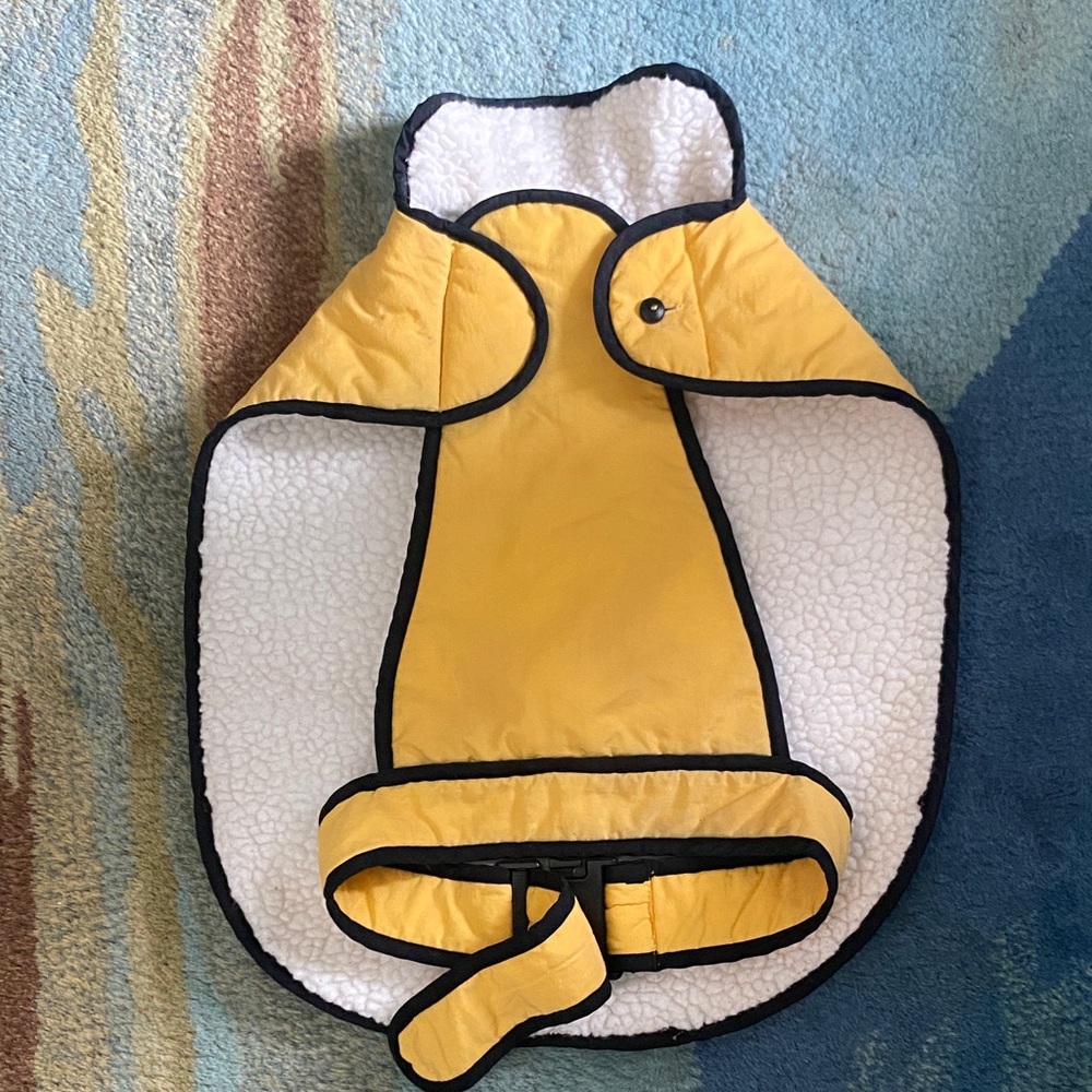 Yellow Dog Jacket with Paw Patch - Picture 2 of 3